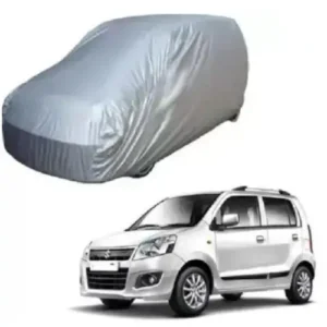 Waterproof wagon R car body cover with mirror pockets